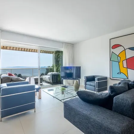 Elegant 3-room With Terrace Pool & Island Views Διαμέρισμα Κάννες